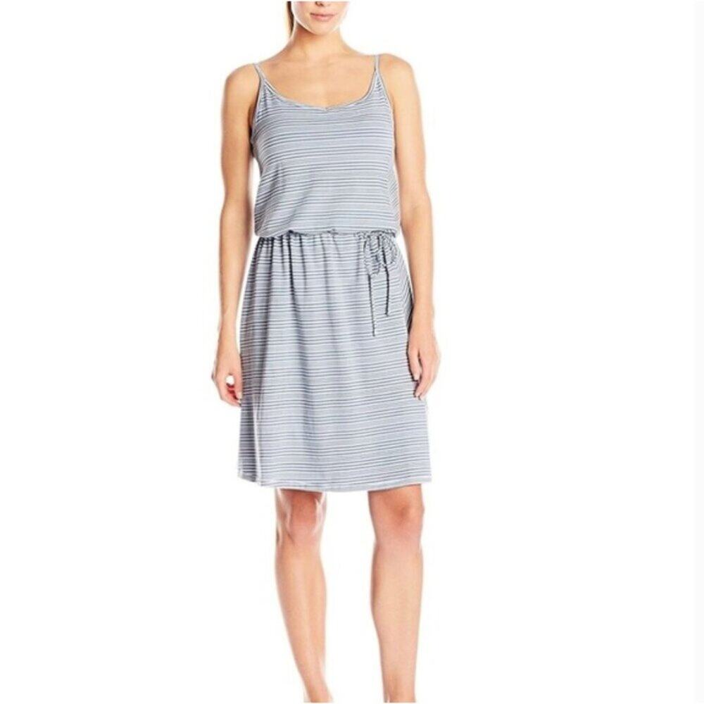 Columbia Omni Wick Popover Straps Striped Dress Women's Medium
